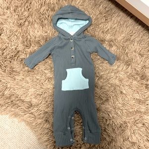 Kate Quinn Blue and Light Blue Kids One Piece